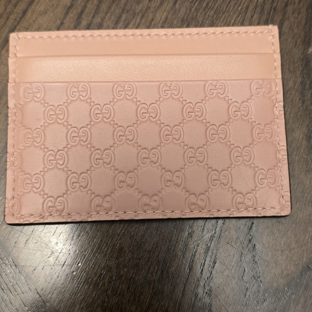 Gucci Pink Card Holder